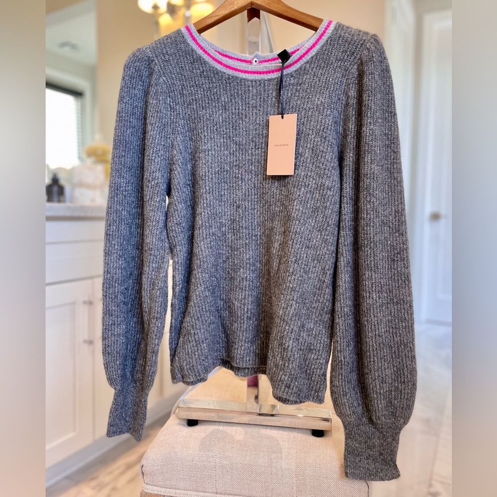 Halogen gray sweater